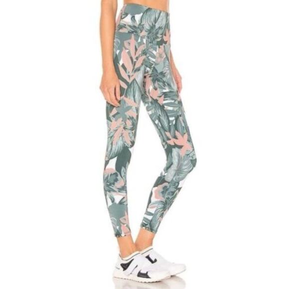 ONZIE FLOW Palm Print Active Leggings // XS - Picture 3 of 10